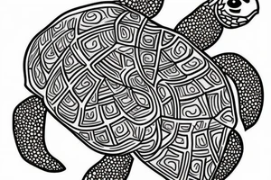 Turtle tattoo idea