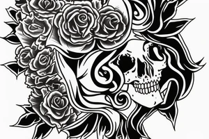 santa muerte tattoo idea
