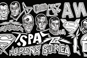 PTSD, ADHD, marijuana and superman tattoo idea