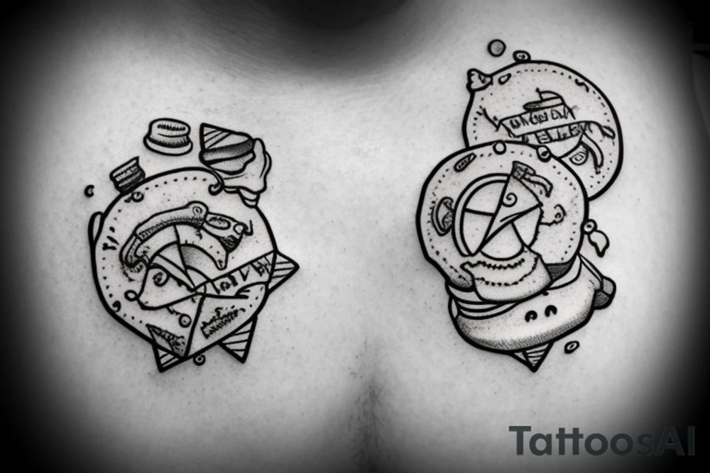 Klondike cookie missing a bite tattoo idea