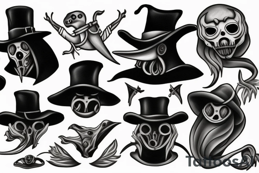 Plague doctor tattoo idea