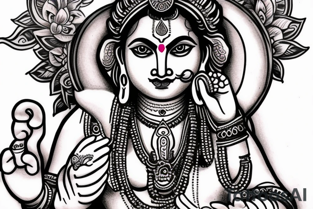 Sreeganesh(in a girl hand) tattoo idea
