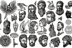 marcus aurelius and seneca tattoo idea