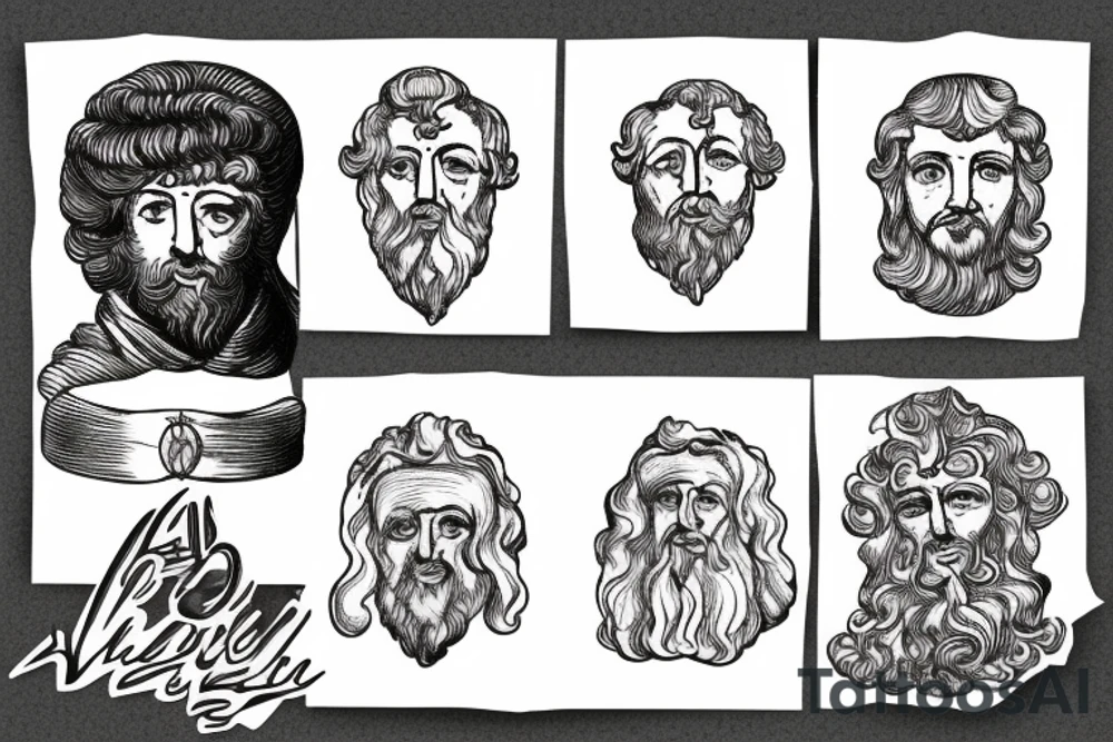 marcus aurelius and seneca tattoo idea
