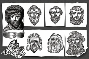 marcus aurelius and seneca tattoo idea