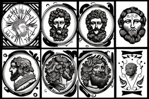 marcus aurelius and seneca tattoo idea