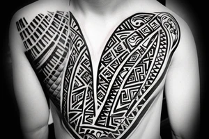 arrow with text सब सुख लहै तुम्हारी सरना, तुम रक्षक काहू को डरना tattoo idea