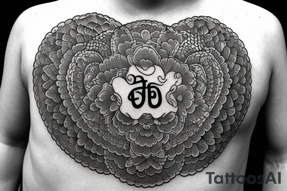 Buddah, om position tattoo idea