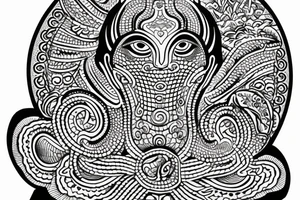 Buddah, om position tattoo idea