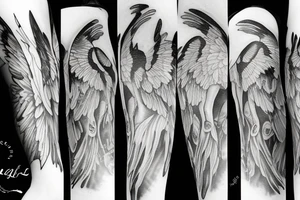 broken angel tattoo idea