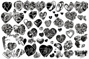 broken heart tattoo idea
