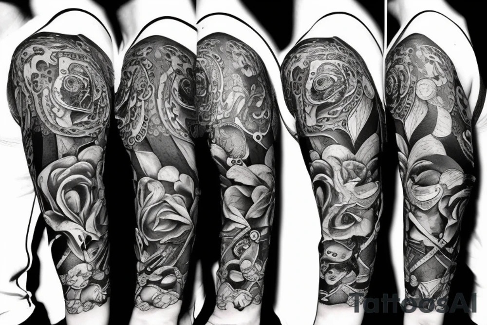 bear on arm tattoo idea