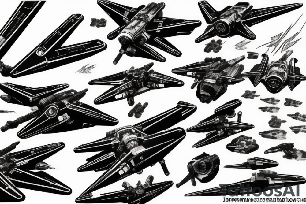 X-WINGS tattoo idea