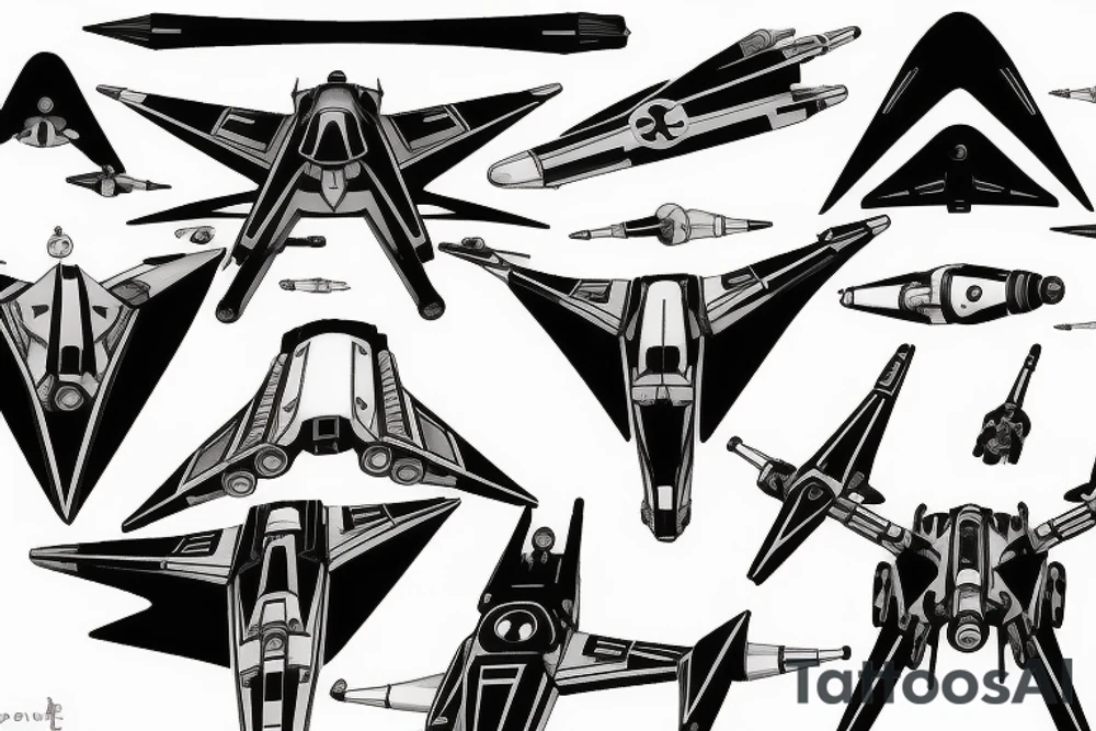 X-WINGS tattoo idea