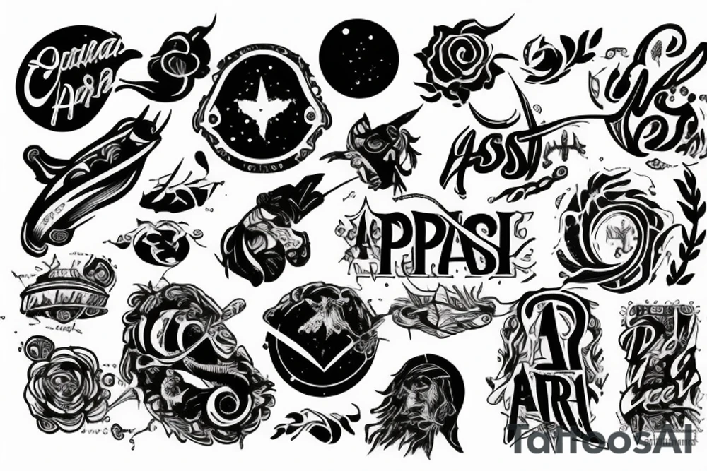 per aspera ad astra tattoo idea