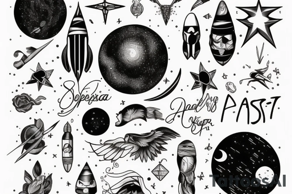 per aspera ad astra tattoo idea