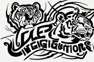 Logo for a band called "The integration of teachers, tigers and teenagers." tattoo idea
