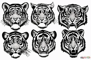 The integration of teachers, tigers and teenagers tattoo idea