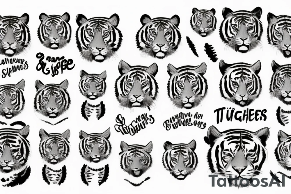 teachers, tigers and teenagers tattoo idea