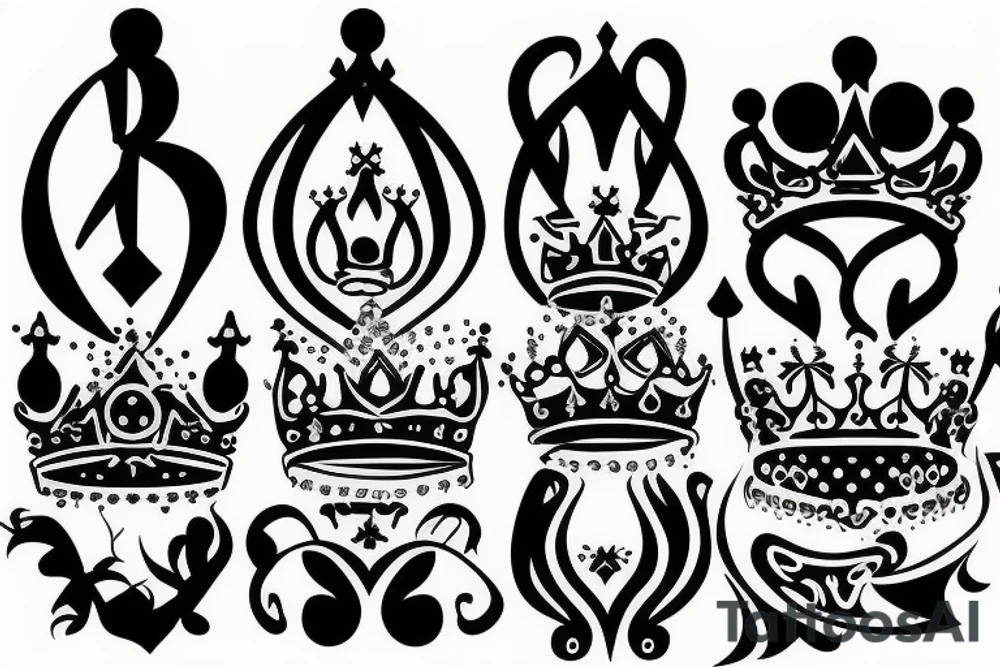 Queen Crown tattoo idea