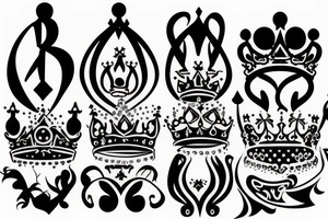 Queen Crown tattoo idea