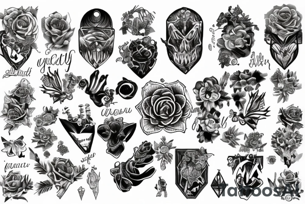 What is illuminated grows tattoo idea