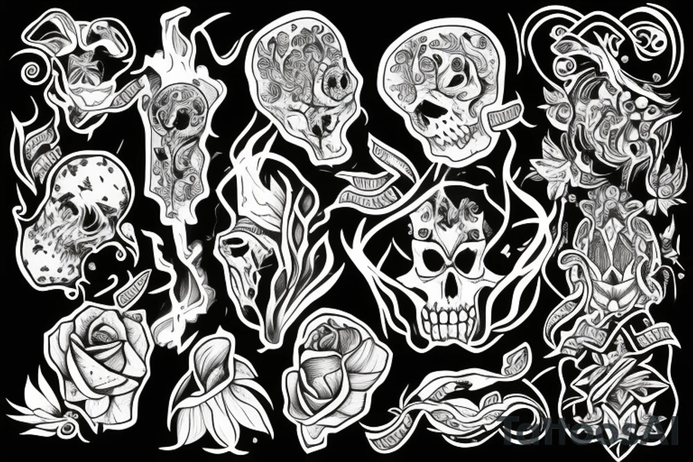 What is illuminated grows tattoo idea