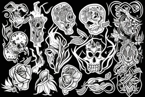 What is illuminated grows tattoo idea