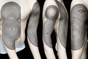 akashic field sleeve tattoo idea