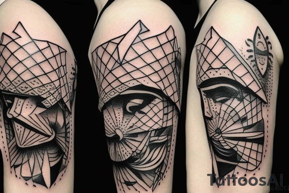 Assassin creed with sun in hand tattoo idea