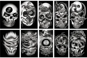 Christian darkness time tattoo idea