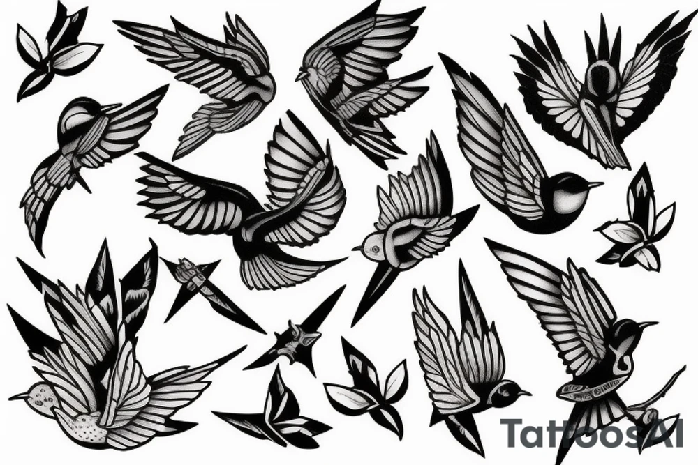 swallow tattoo idea
