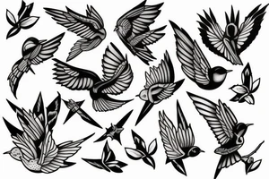 swallow tattoo idea