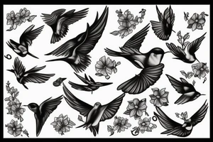 swallow tattoo idea