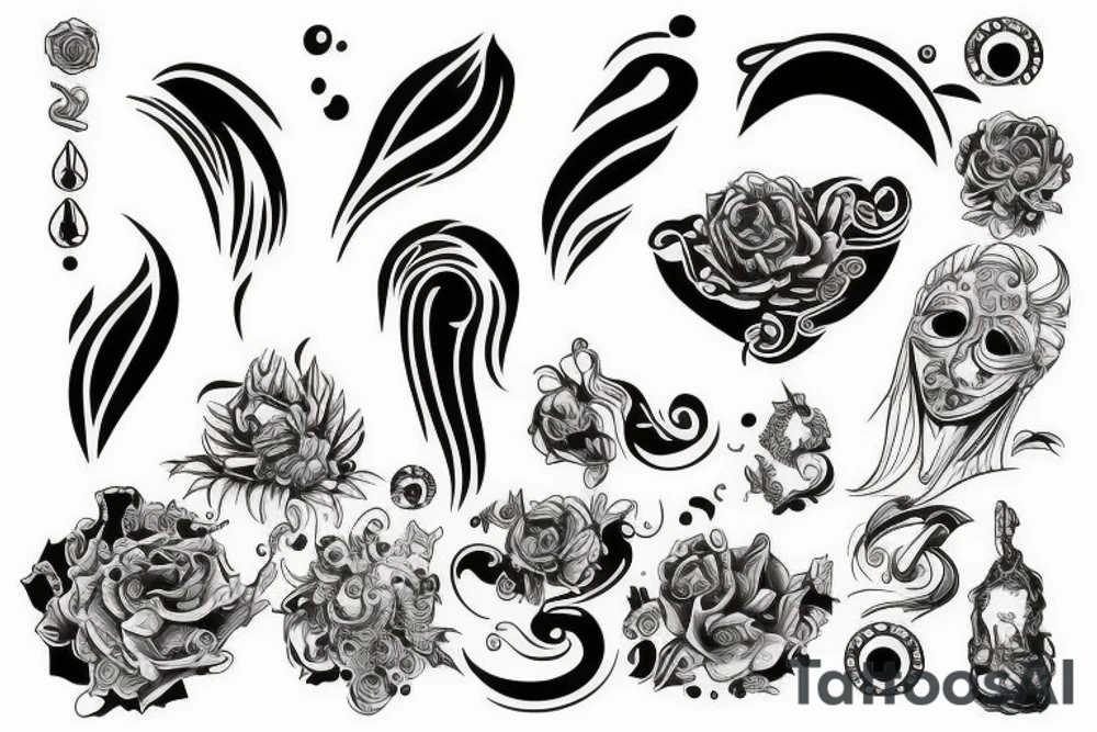 water tattoo tattoo idea