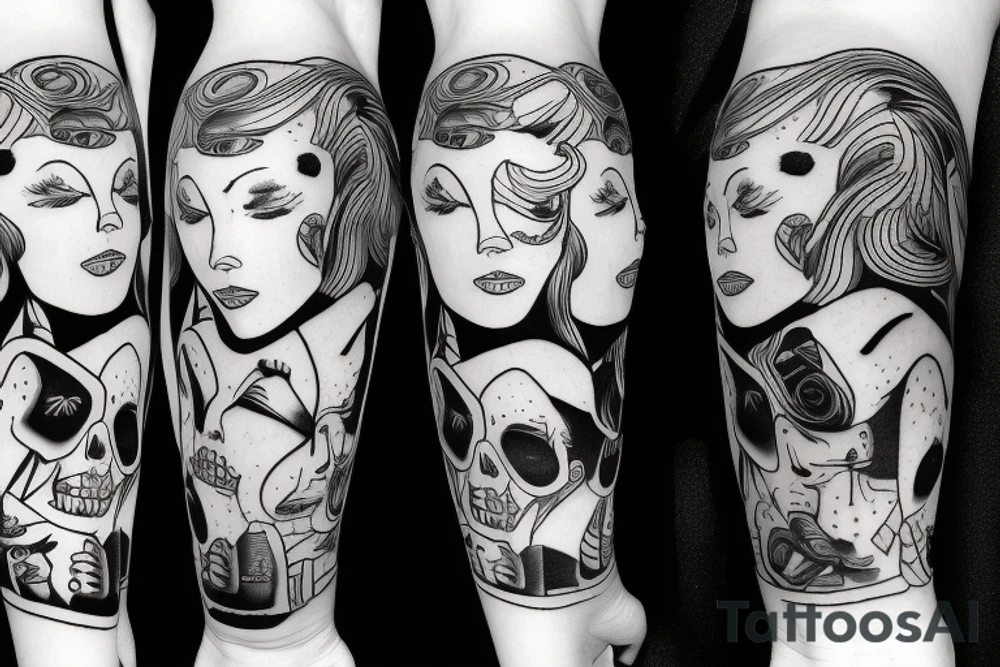 Shotgun shooting joy tattoo idea