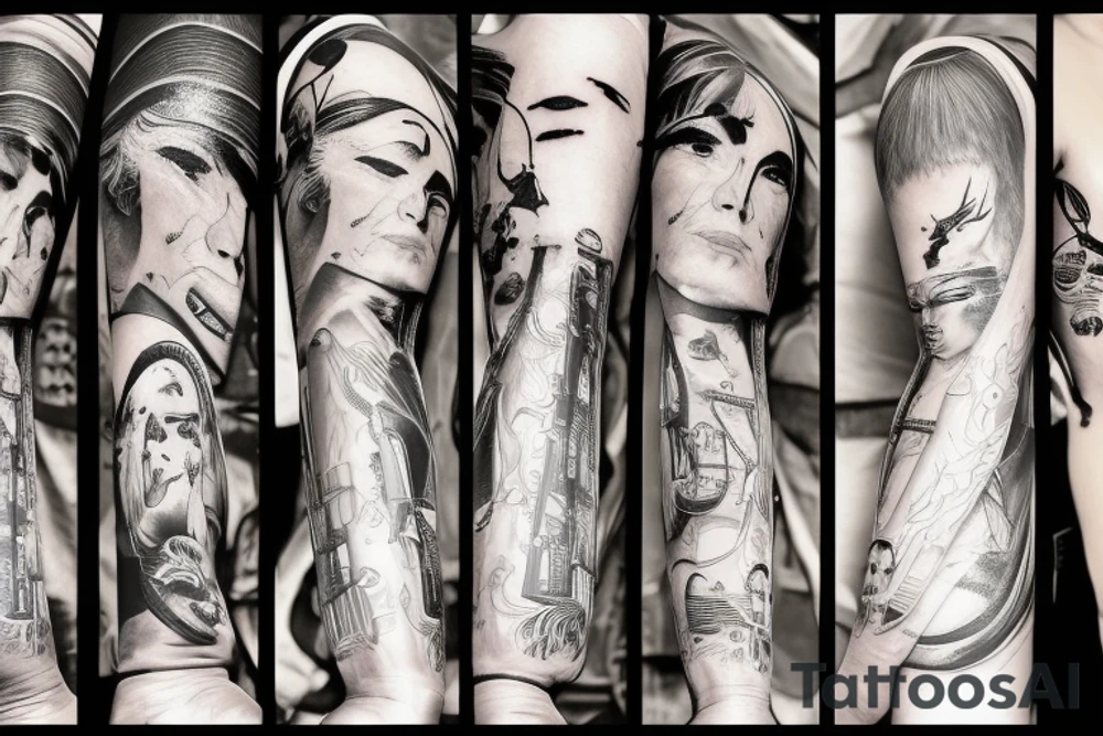 Shotgun shooting joy tattoo idea