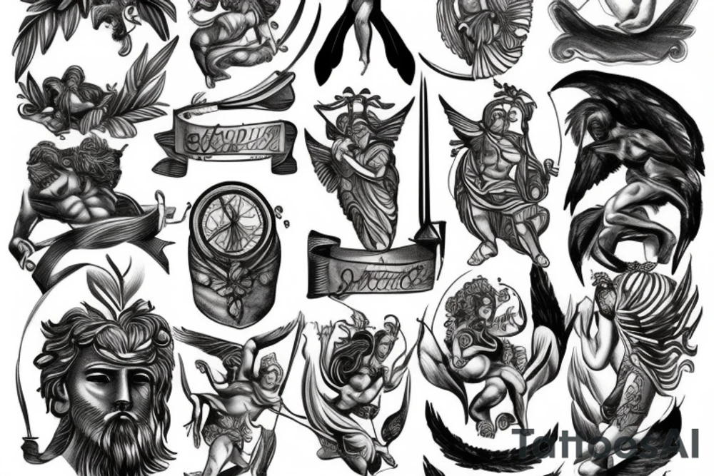 Greek Gods tattoo idea