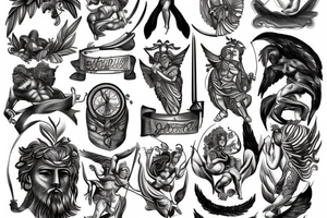 Greek Gods tattoo idea