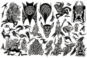 Norse mythology tattoo idea