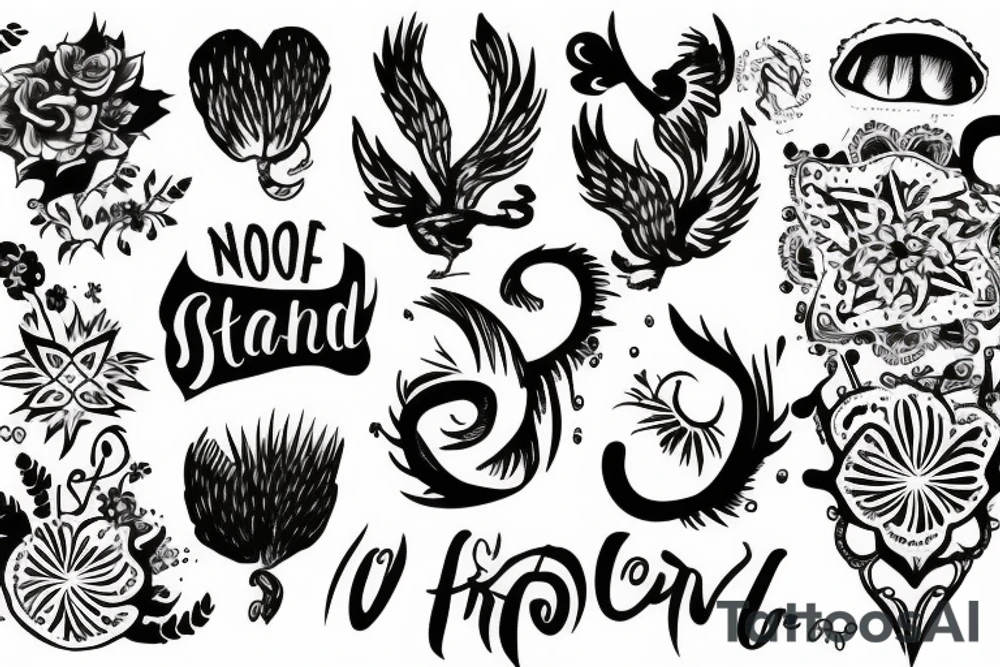 free spirit with no care in the world tattoo idea