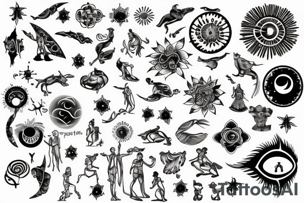 astrology tattoo idea