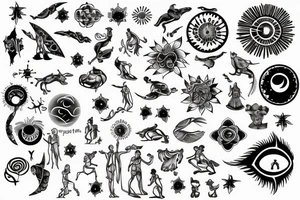 astrology tattoo idea