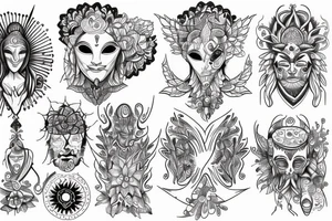 spiritual person tattoo idea