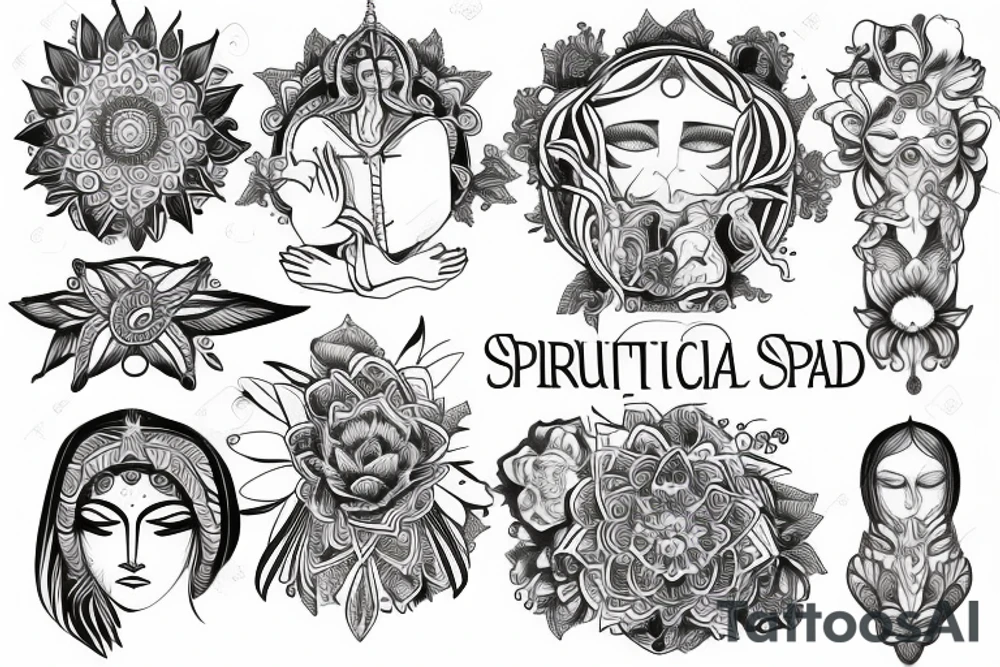 spiritual person tattoo idea