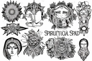 spiritual person tattoo idea