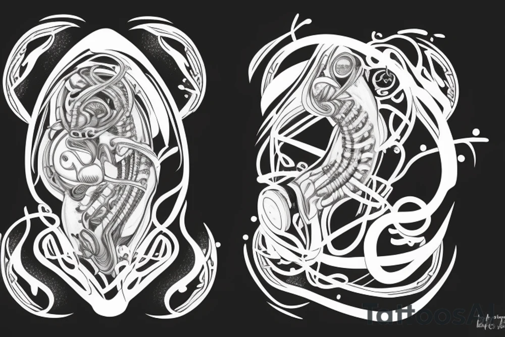 birth in artificial womb tattoo idea