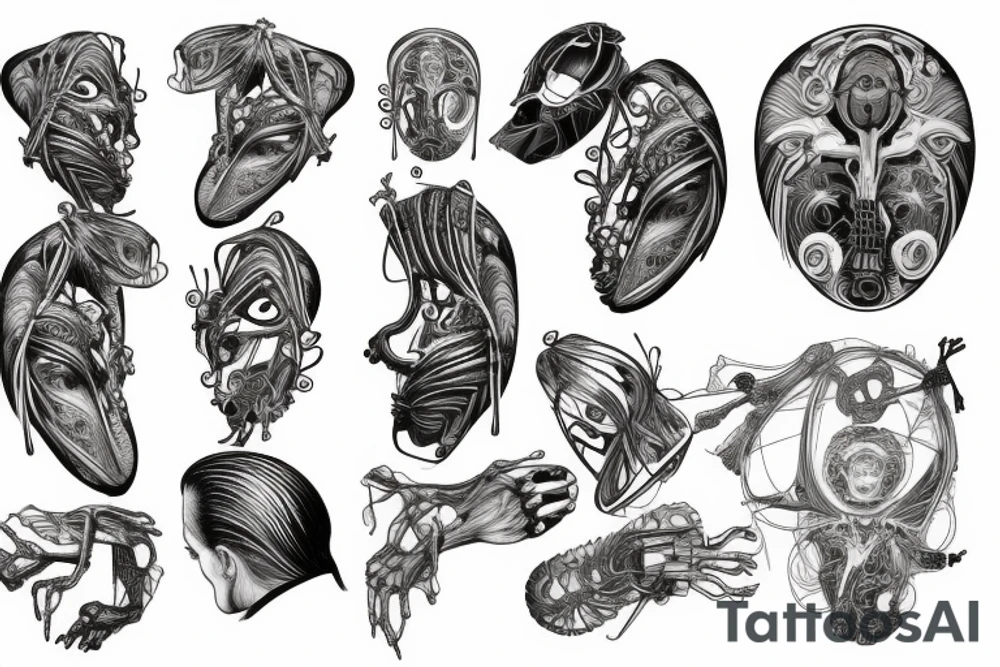 birth in artificial womb tattoo idea