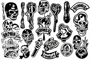 Forever suspicious hammer tattoo idea
