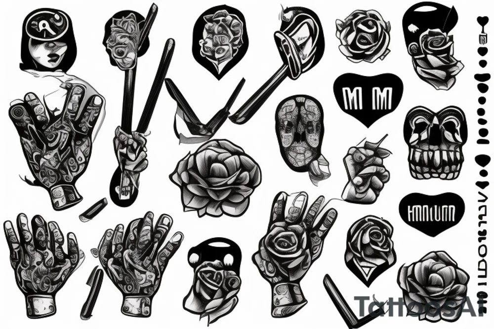 Forever suspicious hammer tattoo idea